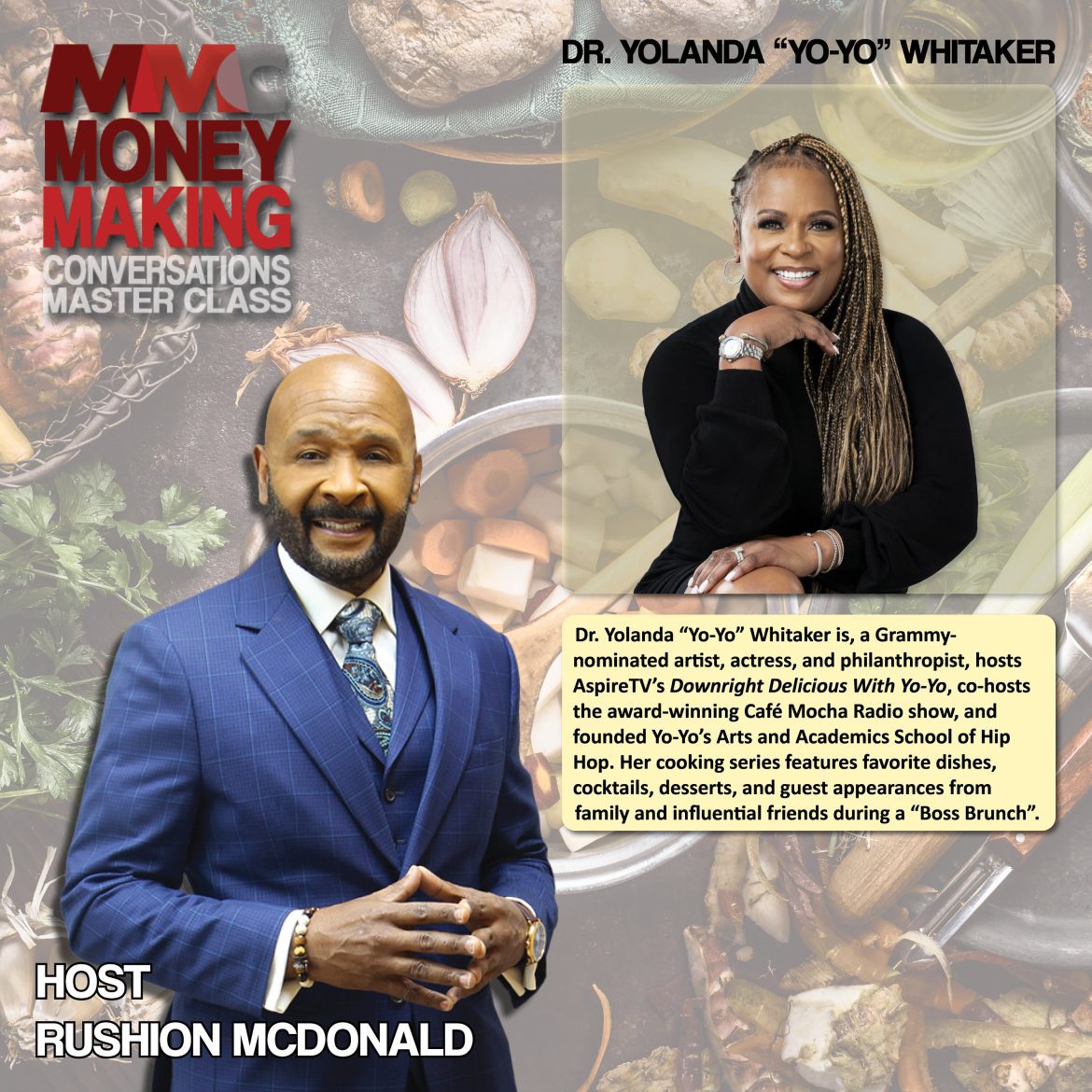 Black Podcasting - Perseverance: Yo‑Yo’s evolution as an artist and entrepreneur, personal transformation and love for cooking.