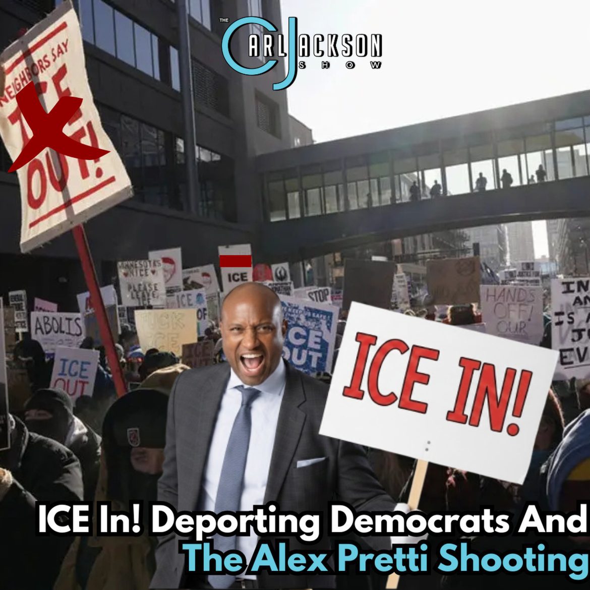 Black Podcasting - ICE In! Deporting Democrats And The Alex Pretti Shooting