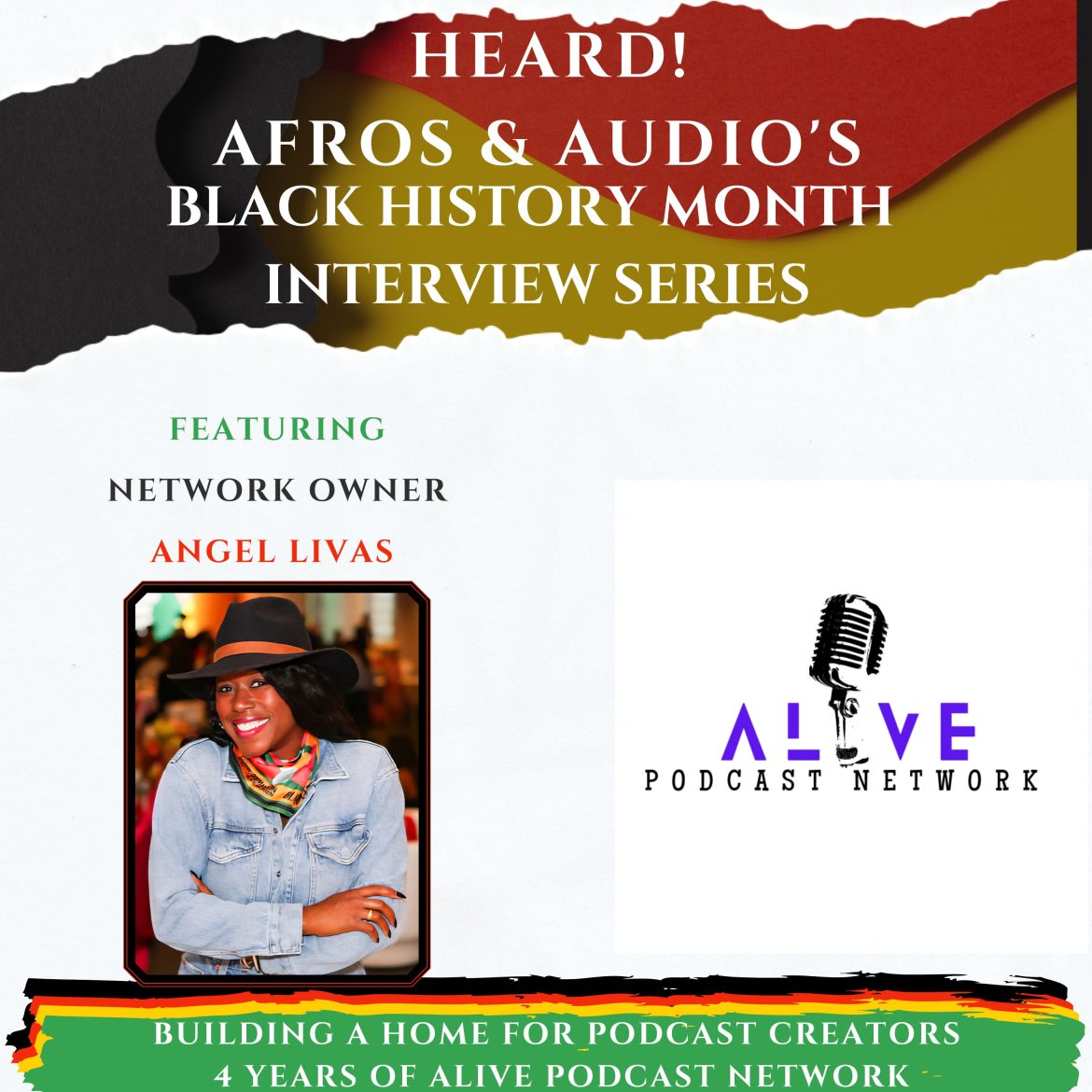Black Podcasting - Building a Home for Podcast Creators | Angel Livas on 4 Years of Alive Podcast Network