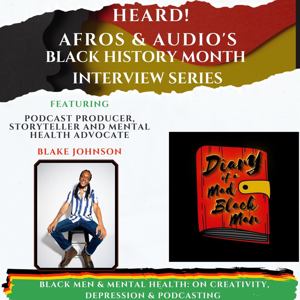 Black Podcasting - Black Men & Mental Health: Blake Johnson on Creativity, Depression & Podcasting