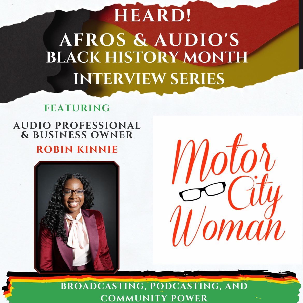 Black Podcasting - Broadcasting, Podcasting, and Community Power with Robin Kinnie