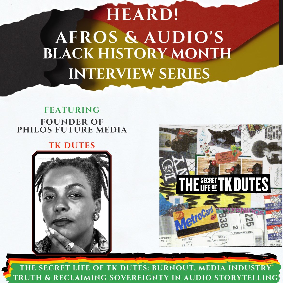Black Podcasting - The Secret Life of TK: Burnout, Media Industry Truth & Reclaiming Sovereignty in Audio Storytelling
