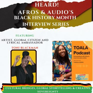 Black Podcasting - Cultural Bridges, Global Storytelling & Creative Sovereignty with Toni Blackman