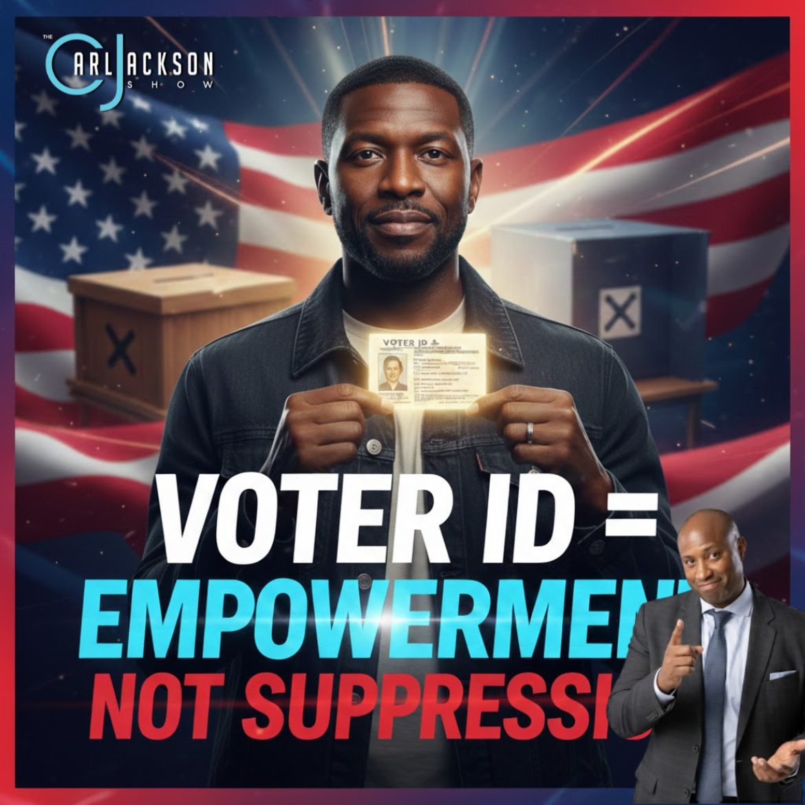 Black Podcasting - -VOTER ID EQUALS EMPOWERMENT NOT SUPPRESSION