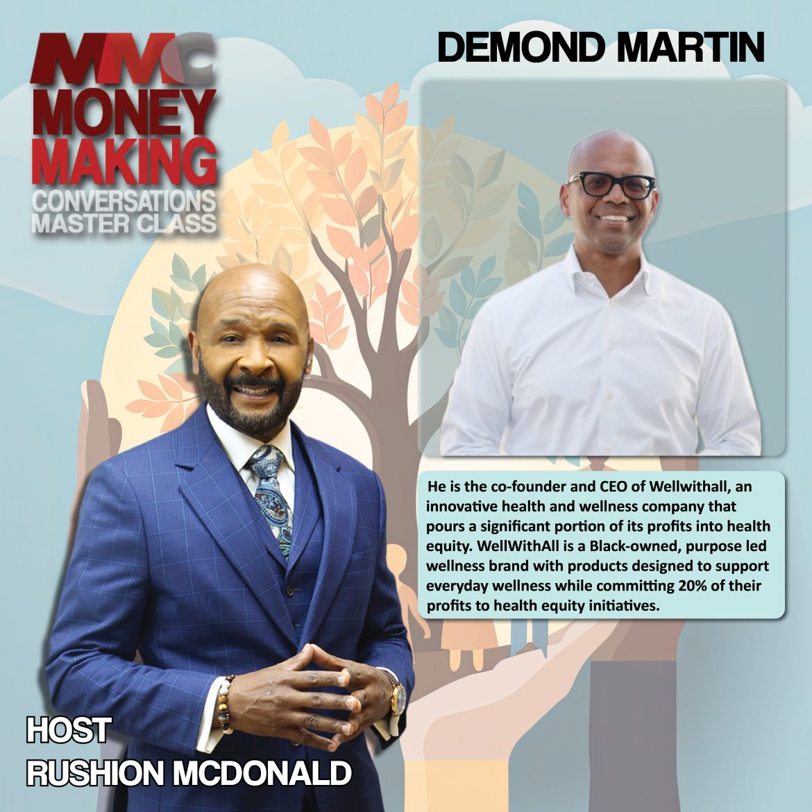 Black Podcasting - Brand Building: He discusses $1M AI Health Equity Prize and need to prepare younger generations for healthier futures.