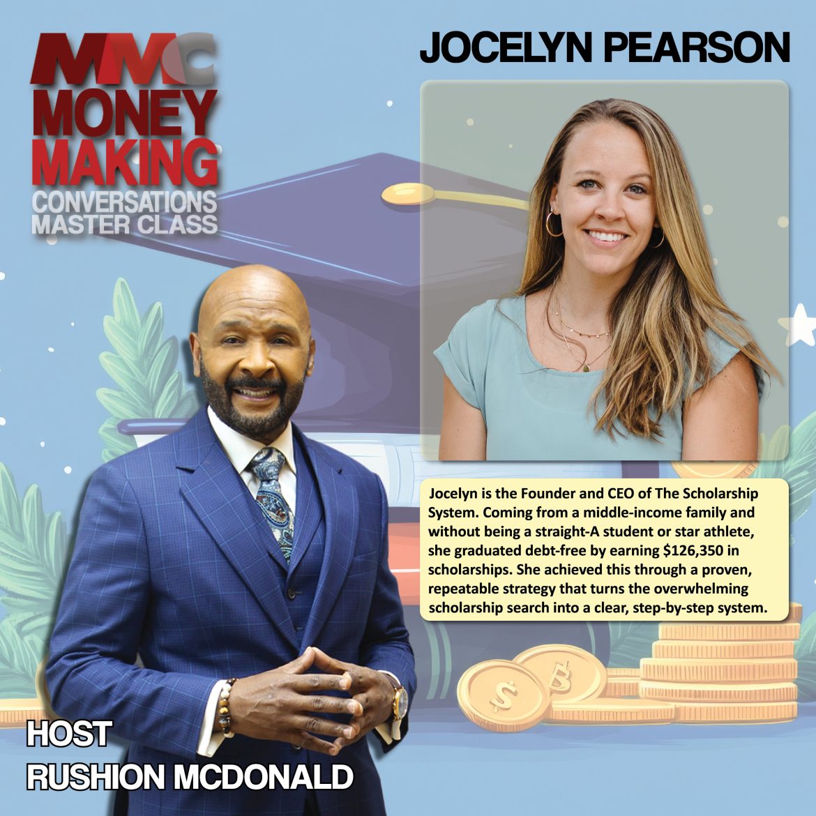 Black Podcasting - Financial Tips: She educates you on how to avoid student loan debt and how to simplify scholarship applications.