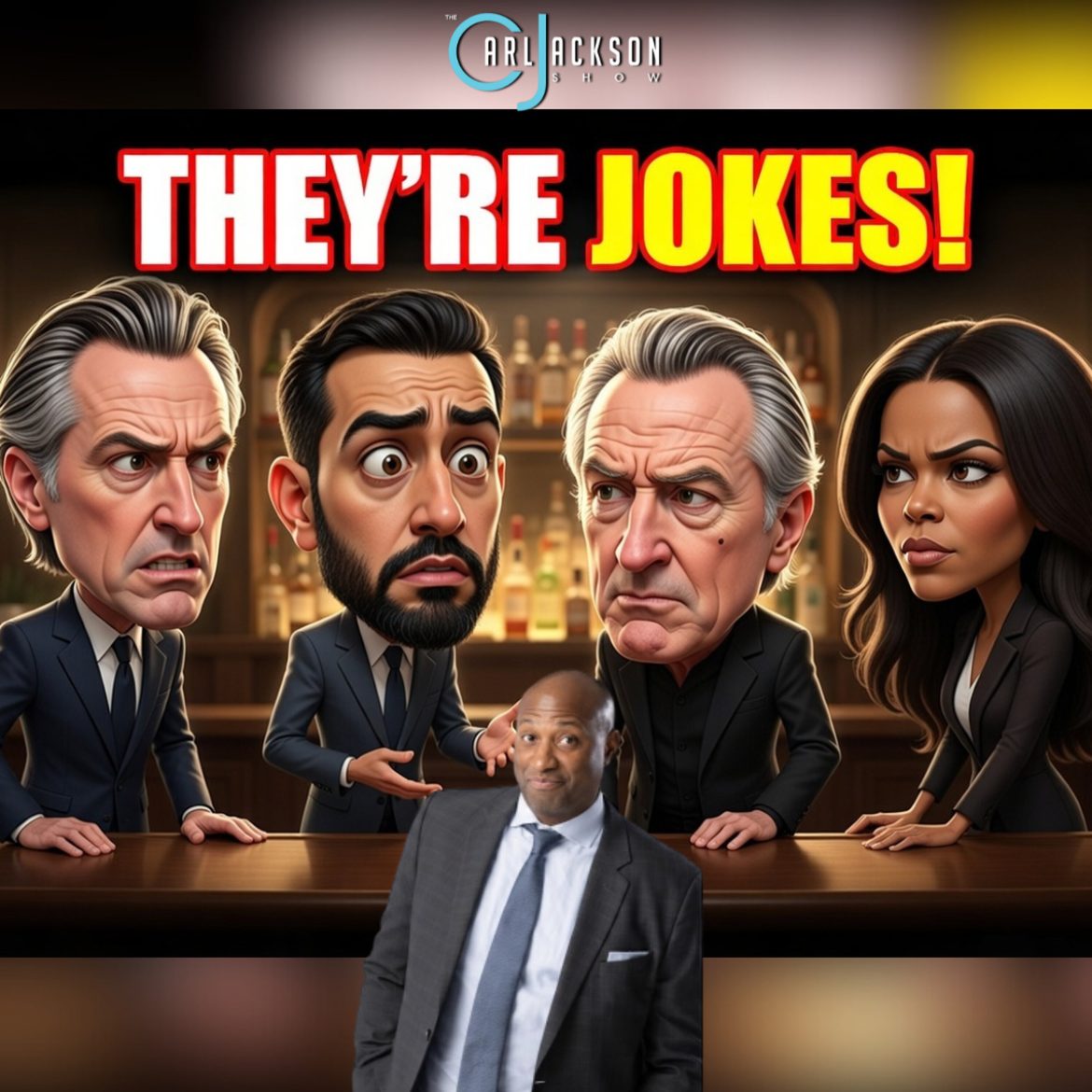Black Podcasting - They’re Jokes: Newsom, Mamdani, De Niro & Candace Owens Walk Into A Bar