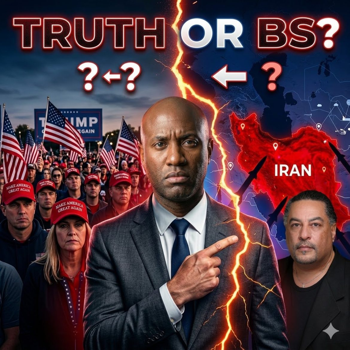 Black Podcasting - Truth or BS: Is There Really A MAGA Split Over Iran?