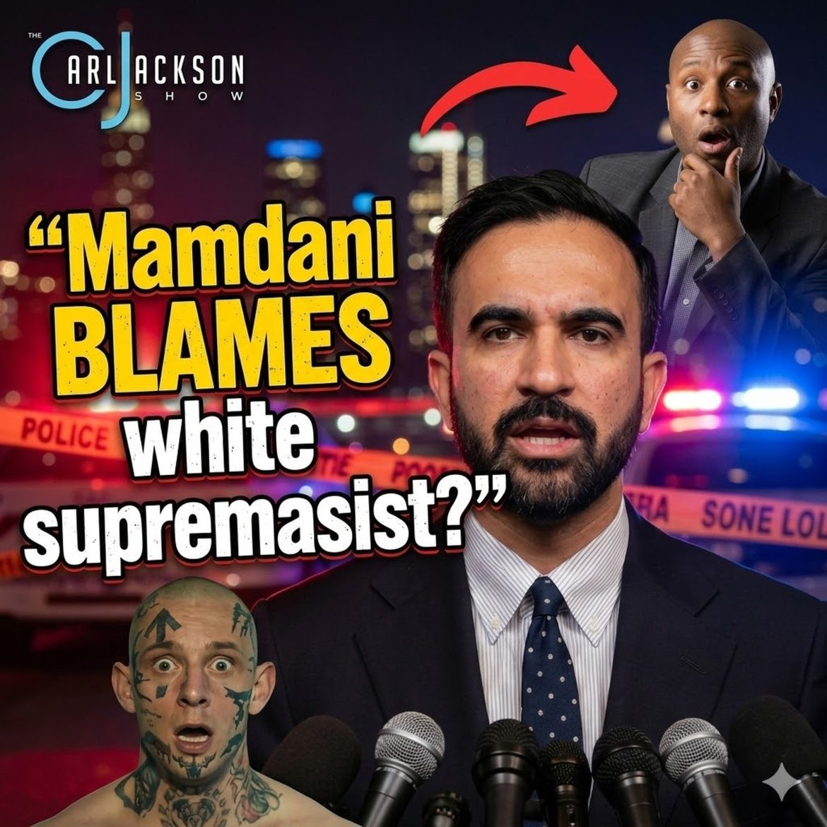 Black Podcasting - Islamic NYC Mayor Blames “White Supremacists” For Islamic Attack