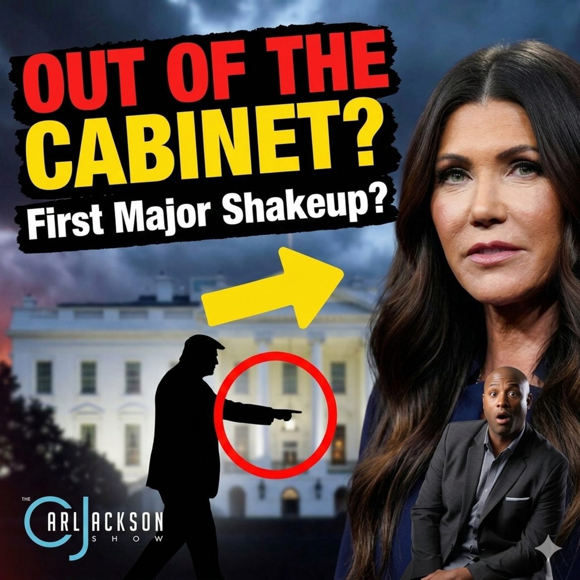 Black Podcasting - Kristi Noem Becomes First Casualty of Trump Cabinet