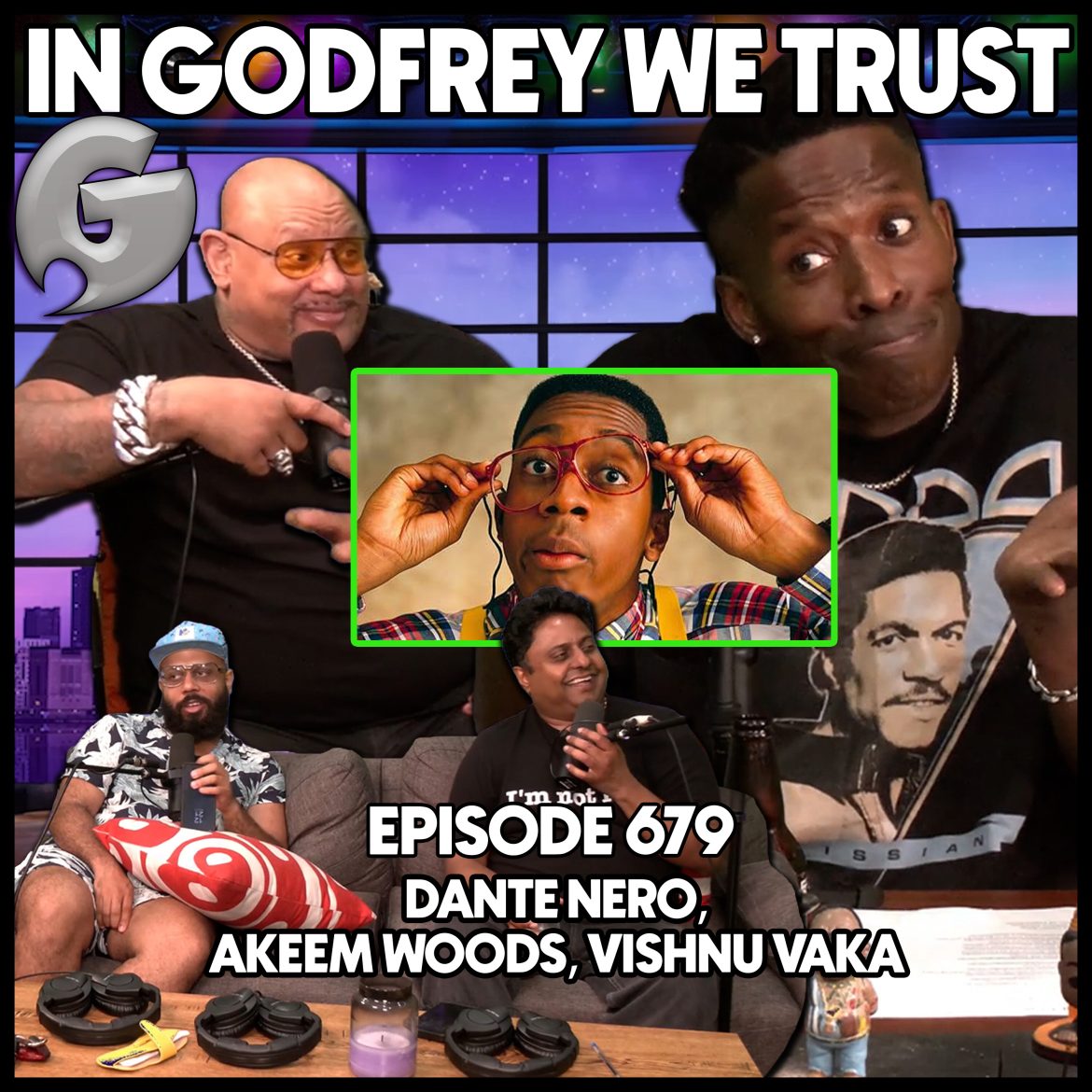 Black Podcasting - 679. Should you date a corny dude like Urkel? | Dante Nero, Vishnu Vaka, and Akeem Woods
