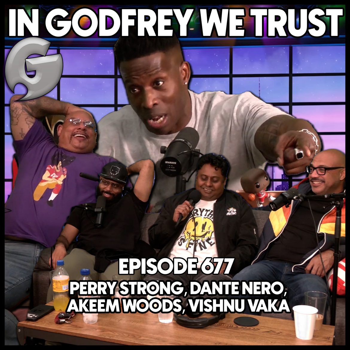 Black Podcasting - 677. Shoot da Monkey into Space | Perry Strong, Dante Nero, Akeem Woods, and Vishnu Vaka