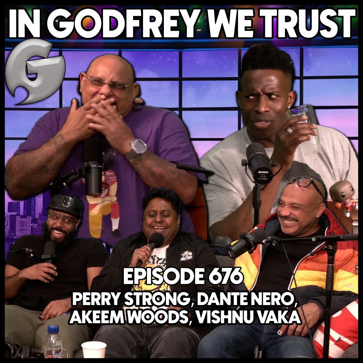 Black Podcasting - 676. Dante almost had an STD commercial | Perry Strong, Dante Nero, Akeem Woods, and Vishnu Vaka