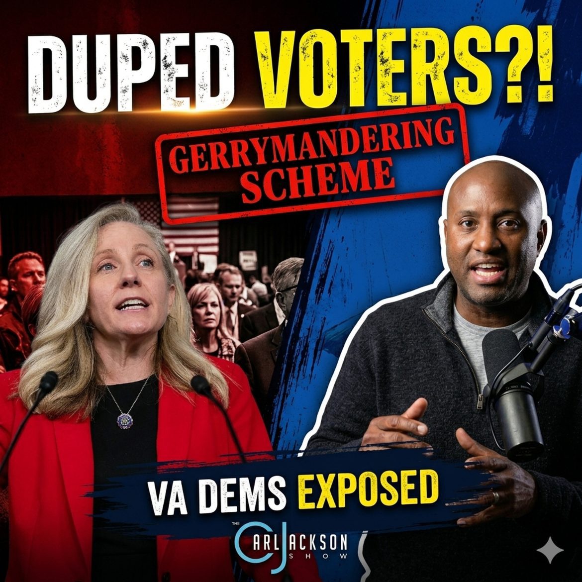 Black Podcasting - VA Dems Duped Voters Into Voting For Racist Gerrymandering Scheme
