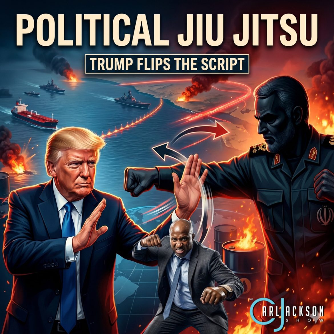 Black Podcasting - Political Jiu Jitsu: Trump Embargoes Iran’s Embargo