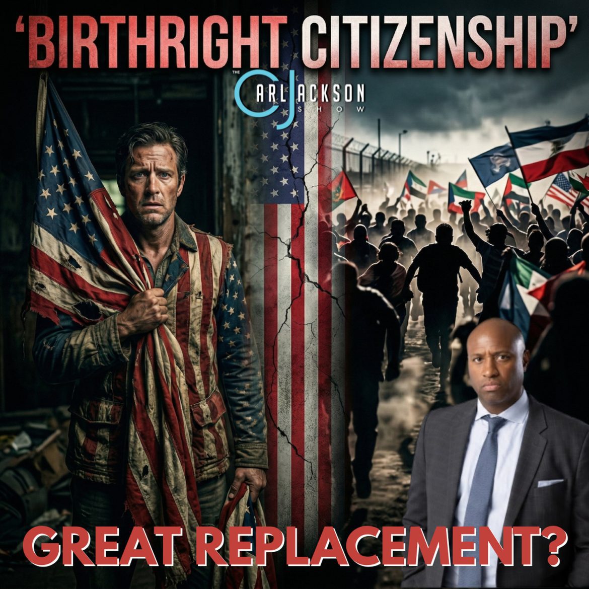 Black Podcasting - Birthright Citizenship Is The Great Replacement For American Patriots