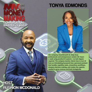 Black Podcasting - Career Change:  She enables people to use AI for financial empowerment, career resilience, and modern entrepreneurship.