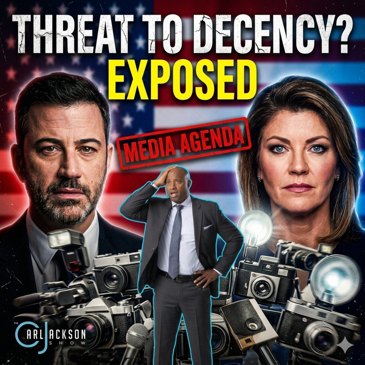 Jimmy Kimmel and Norah O’Donnell Are A Threat To Decency Black Podcasting - Jimmy Kimmel and Norah O’Donnell Are A Threat To Decency