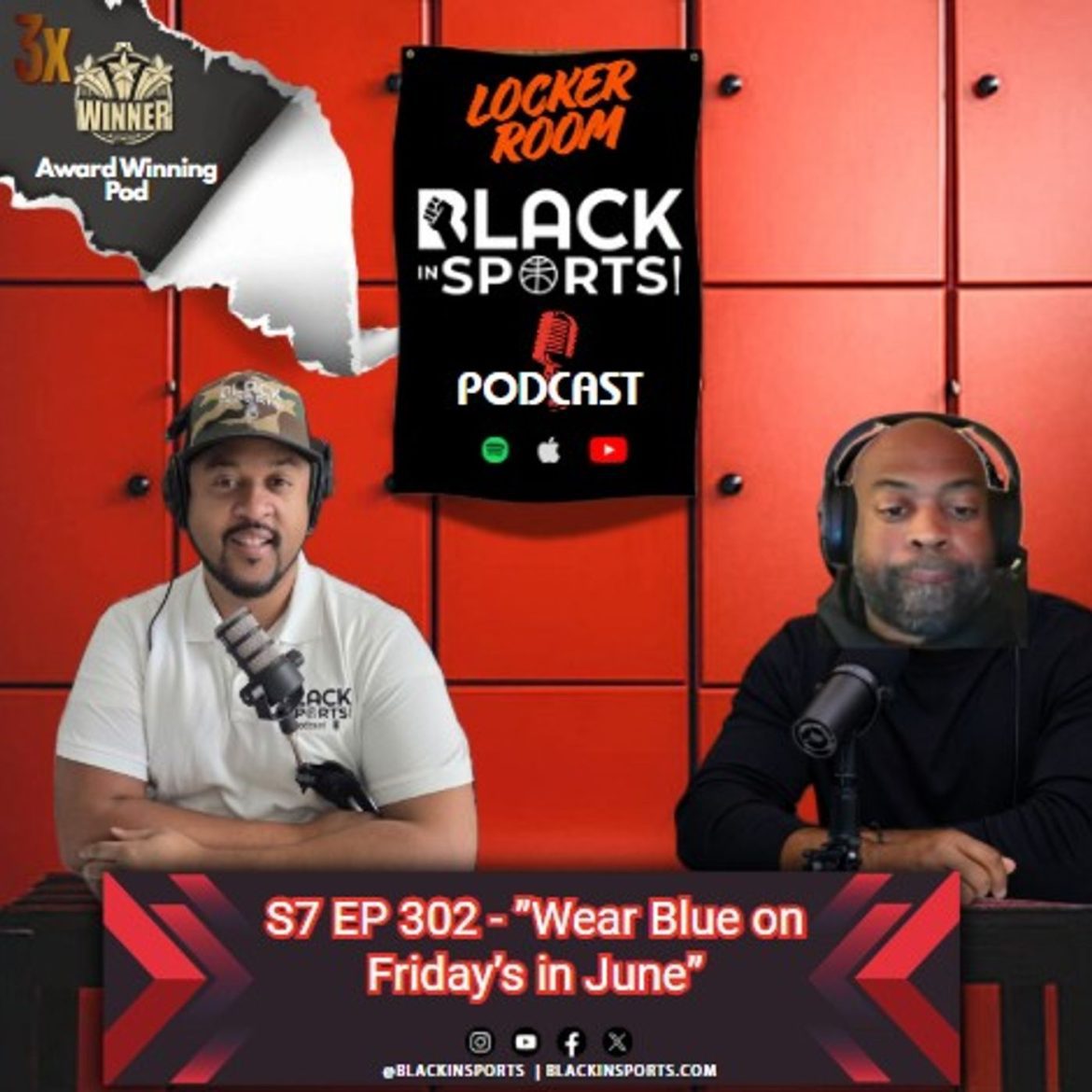 Wear Blue on Friday's in June - Men's Health | The Locker Room - S7 EP302 Black Podcasting - Wear Blue on Friday's in June - Men's Health | The Locker Room - S7 EP302