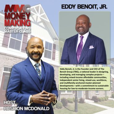 Black Podcasting - Real Estate: Highlights his work in real estate development especially affordable housing, mixed-use developments, and senior living.