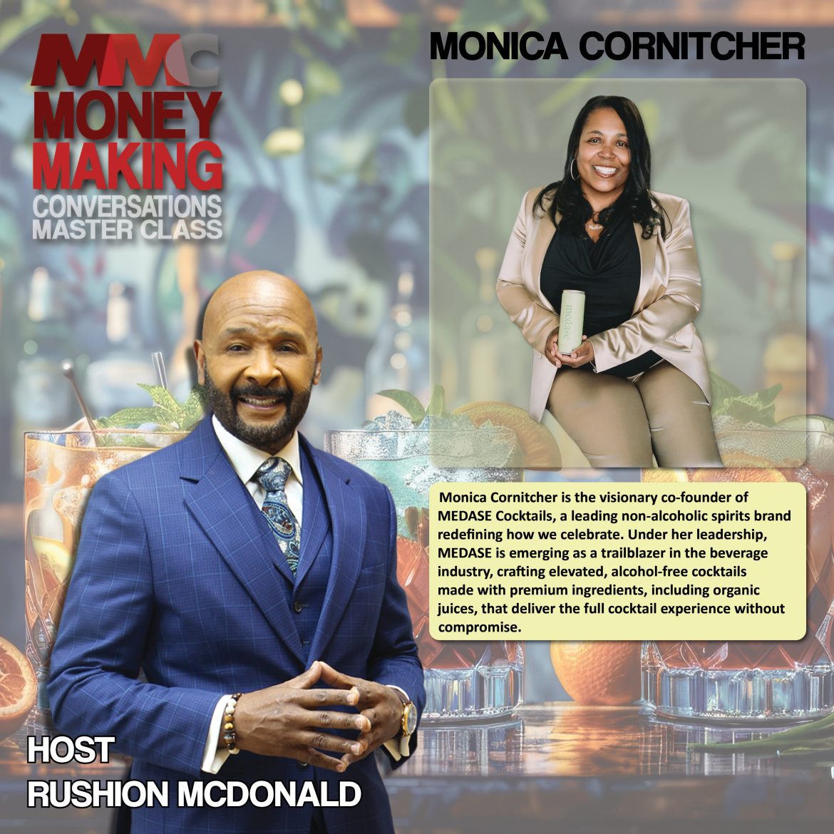 Black Podcasting - Overcoming the Odds: Discusses launching, funding, and scaling a premium nonalcoholic spirit brand against high competition.