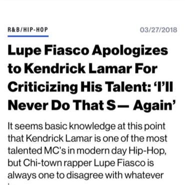 Black Podcasting - Setting The Record Straight On Lupe Fiasco (again)