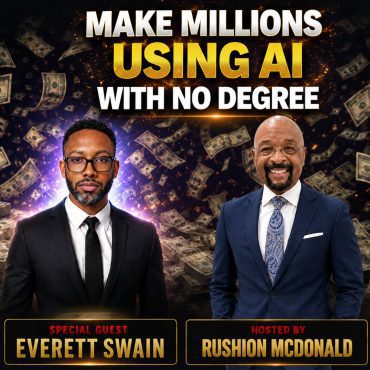 Black Podcasting - Education: He is helping individuals enter high-paying tech careers (UX design and AI) without a traditional four-year degree.