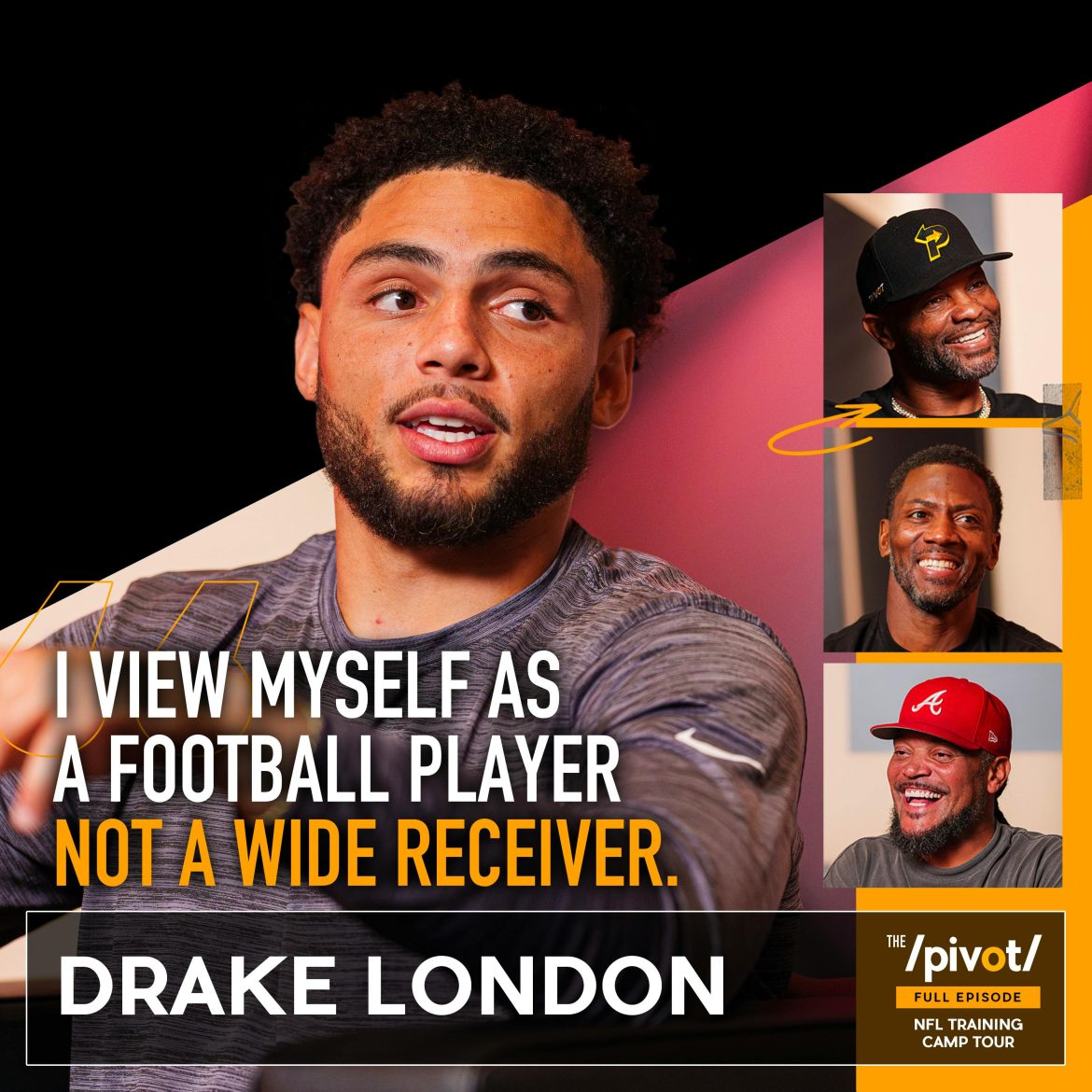 Black Podcasting - Drake London talks Falcons expectations, new contract, Bijan Robinson, QB carousel, Stefansky, pressure to win, his recent engagement, accountability, growth, and why he still has something to prove this season.